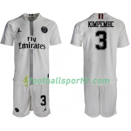 Tenue Paris Saint Germain Kimpembe 3 Jordan Blanc Enfant Troisieme 2018-2019 Maillot de Foot Tenue Paris Saint Germain Kimpembe 3 Jordan Blanc Enfant Troisieme 2018-2019 Maillot de Foot